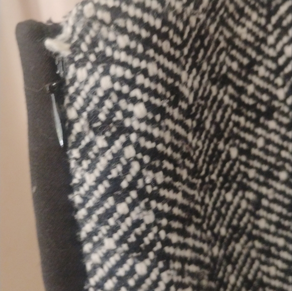 Black House White Market Tweed Wool Pencil Wrap Skirt SZ 8 - Picture 5 of 9